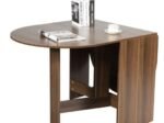 Foldable Wooden Dining Table 163 x 80 x 75CM
