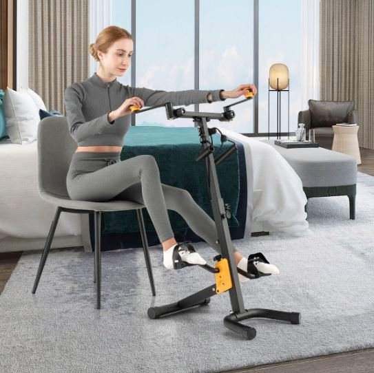 Foldable Pedal Exercise Bike Training and Coordination Full Body Workout