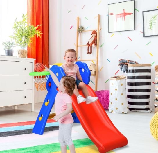 Flip Slide for Children 3-8 Years 108 x 68 x 71.5 CM Outdoors Indoors