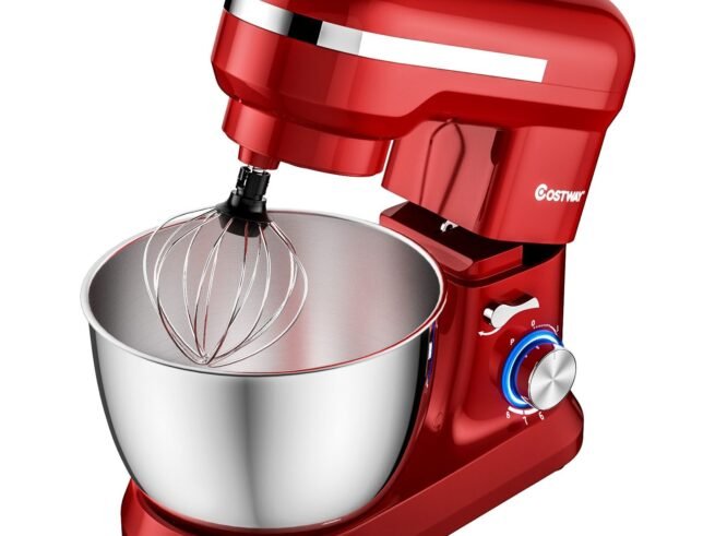 Food Processor Mixer 1300w 4.5L Stainless Steel Bowl 8 Adjustable Speeds