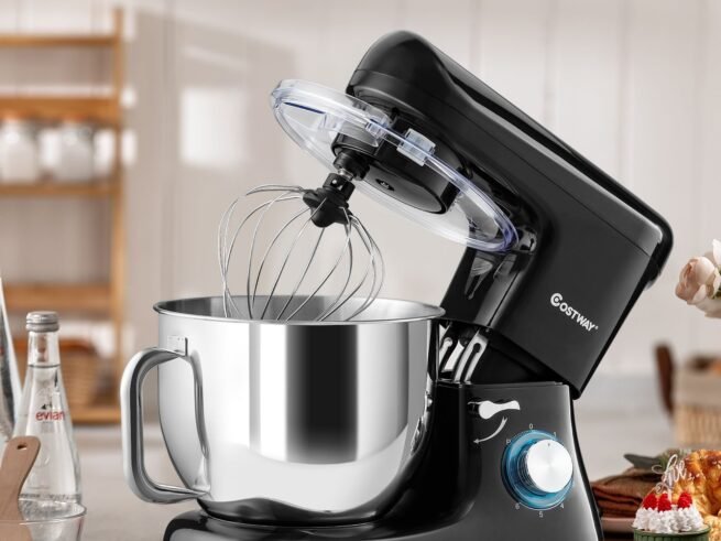 Food Processor Mixer 1400w 7L Stainless Steel Bowl 6 Adjustable Speeds