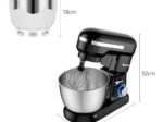 Food Processor 1300W Stand Mixer 4.5L Stainless Steel Bowl 8 Adjustable Speeds