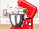 Food Processor Mixer 1300w 4L Stainless Steel Bowl 6 Adjustable Speeds Red