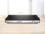Electric Food Warmer Temperature Control Thermal Glass Tray 56 x 36 cm