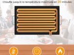 Electric Food Warmer Temperature Control Thermal Glass Tray 56 x 36 cm