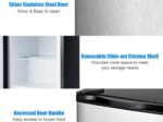 Mini Vertical Freezer Capacity 31.1 L Reversible Door in Stainless Steel