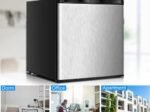 Mini Vertical Freezer Capacity 31.1 L Reversible Door in Stainless Steel
