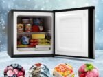 Mini Vertical Freezer Capacity 31.1 L Reversible Door in Stainless Steel
