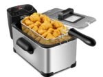 Fryer in Stainless Steel 3.5L 2000W Adjustable Temperature and Timer