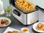 Fryer in Stainless Steel 3.5L 2000W Adjustable Temperature and Timer