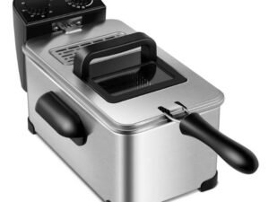 Fryer in Stainless Steel 3.5L 2000W Adjustable Temperature and Timer