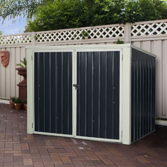 Garden Shed Outdoor Cabinet Tools Storage Galvanized Sheet Steel