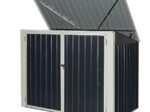 Garden Shed Outdoor Cabinet Tools Storage Galvanized Sheet Steel