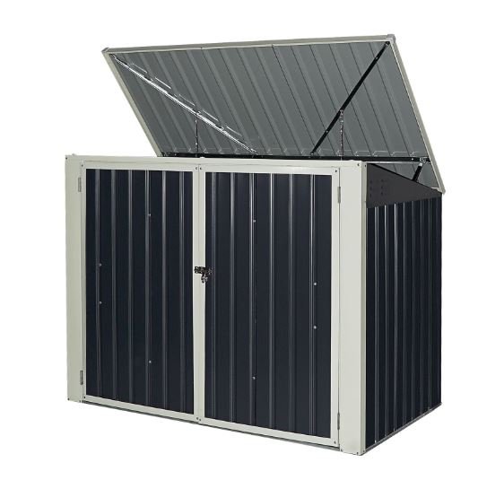 Garden Shed Outdoor Cabinet Tools Storage Galvanized Sheet Steel