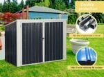 Garden Shed Outdoor Cabinet Tools Storage Galvanized Sheet Steel