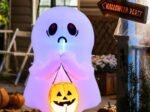 Inflatable Halloween Ghost Decoration with LED Lights 120CM