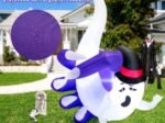 Inflatable Ghost Halloween Decoration LED Lights Indoor/Outdoor 180cm