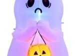Inflatable Halloween Ghost Decoration with LED Lights 120CM
