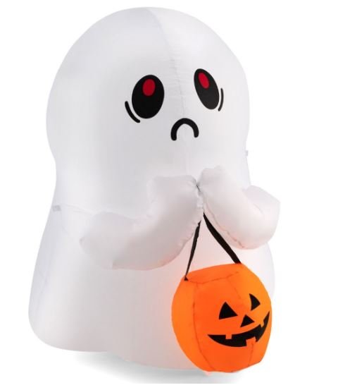 Inflatable Halloween Ghost Decoration with LED Lights 120CM
