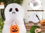 Inflatable Halloween Ghost Decoration with LED Lights 120CM