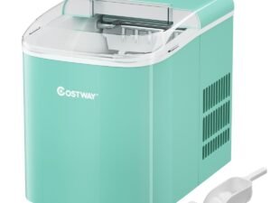 Ice Cube Maker 12KG/24H 2 Ice Cube Sizes 2.1L Tank 9pcs in 7 Minutes