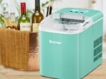 Ice Cube Maker 12KG/24H 2 Ice Cube Sizes 2.1L Tank 9pcs in 7 Minutes