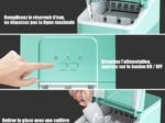 Ice Maker Machine 12KG/24H 9 Ice Cubes per 8 Min 1.6L Tank Self-Cleaning
