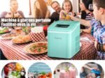 Ice Maker Machine 12KG/24H 9 Ice Cubes per 8 Min 1.6L Tank Self-Cleaning