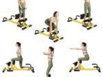 3-in-1 Multi Squat Macine Gym for Legs, Arms and Abs 6 Position Adjustable Height