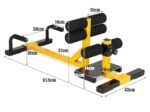 3-in-1 Multi Squat Macine Gym for Legs, Arms and Abs 6 Position Adjustable Height