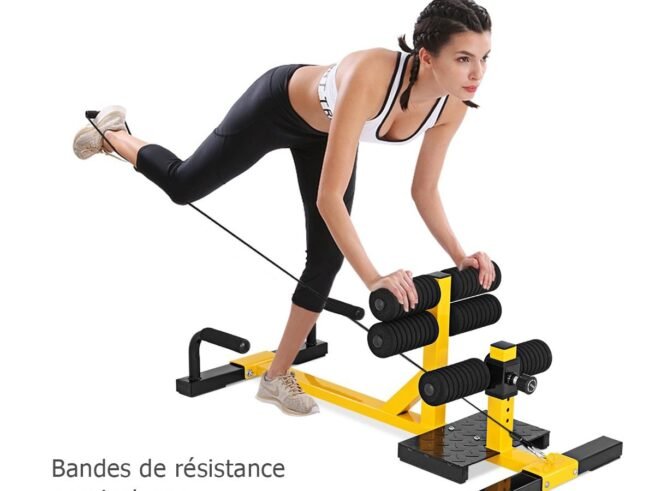 3-in-1 Multi Squat Macine Gym for Legs, Arms and Abs 6 Position Adjustable Height