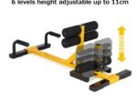 3-in-1 Multi Squat Macine Gym for Legs, Arms and Abs 6 Position Adjustable Height