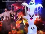 Inflatable Halloween Ghost with Colorful Lights Stakes 310cm