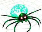 Halloween Inflatable Scary Spider 2 LED Lights Red Eyes Decorations