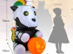 Halloween Inflatable Unicorn Skeleton Pumpkin LED Lights 150cm