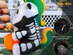 Halloween Inflatable Unicorn Skeleton Pumpkin LED Lights 150cm