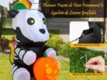 Halloween Inflatable Unicorn Skeleton Pumpkin LED Lights 150cm