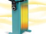 Electric Radiator Oil Space Heater 1500W 3 Heats Adjustable Towel Racks Double Protection