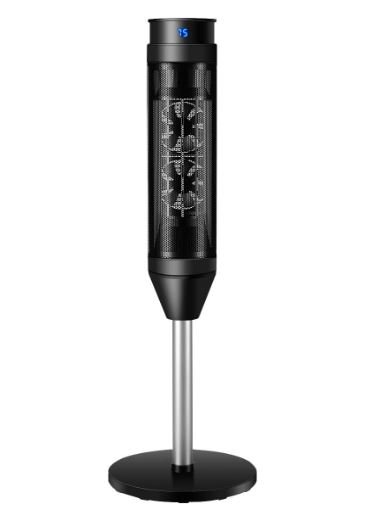 Electric Ceramic Fan Heater 1200/2000W with Remote Control 8H Timer