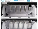 Ice Cube Machine Maker 12KG/24H Portable 9 Ice Cubes /8 Min with 1.85L Tank LCD Display