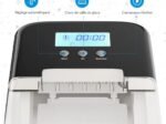 Ice Cube Maker 12KG/24H 2 Ice Cubes Sizes 2.1L Tank 9pcs in 7 Minutes
