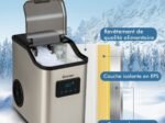 Nugget Ice Maker Ice Cube Machine 24kg /24h 2 Way Water Refill LED Touch Control