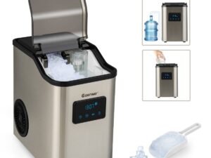 Nugget Ice Maker Ice Cube Machine 24kg /24h 2 Way Water Refill LED Touch Control