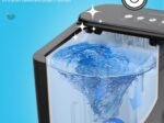 Ice Maker Machine 15 kg/Day 9 Ice Cubes/6 Minute Automatic Cleaning Ice Cubes in 2 sizes