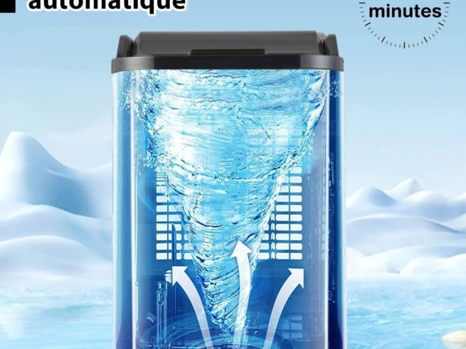 Nugget Ice Maker Ice Cube Machine 24kg /24h 2 Way Water Refill LED Touch Control