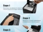 Ice Maker Machine 15 kg/Day 9 Ice Cubes/6 Minute Automatic Cleaning Ice Cubes in 2 sizes