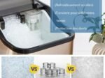 Nugget Ice Maker Ice Cube Machine 24kg /24h 2 Way Water Refill LED Touch Control