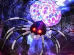 Halloween Inflatable Wall Spider with Multi-Colored Lights 105cm