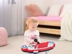 Electronic Piano Keyboard for Children 37 Keys Portable Rhythm Light Red