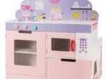 Children's Kitchen Wooden Educational Cooker Rotary Knobs Sound Effect